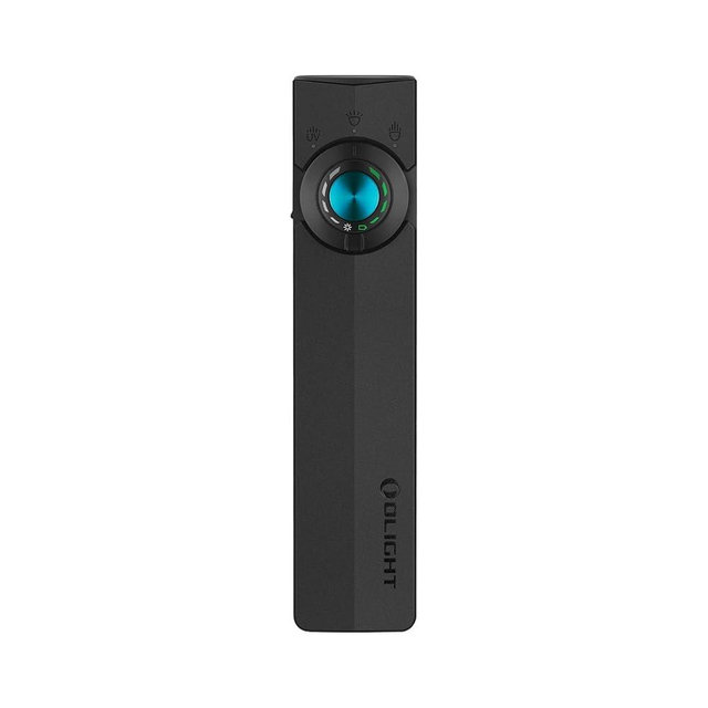 OLIGHT ArkPro EDC Flat Flashlight Rechargeable with Green Beam, UV and White LED,1500 Lumens USB-C Pocket Camping Flashlight, Spotlight Floodlight for Outdoor Emergency Working (Black CW)