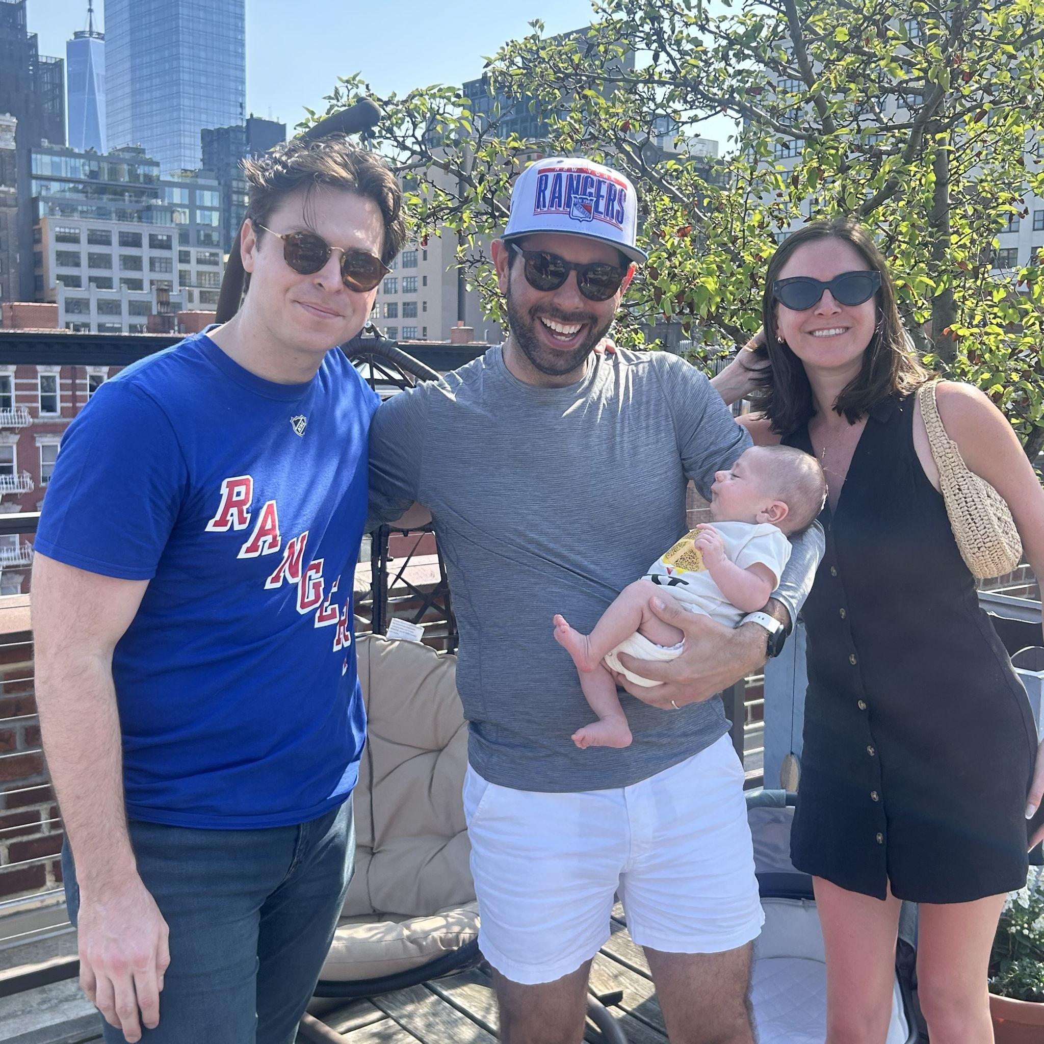 morgan meets baby j!