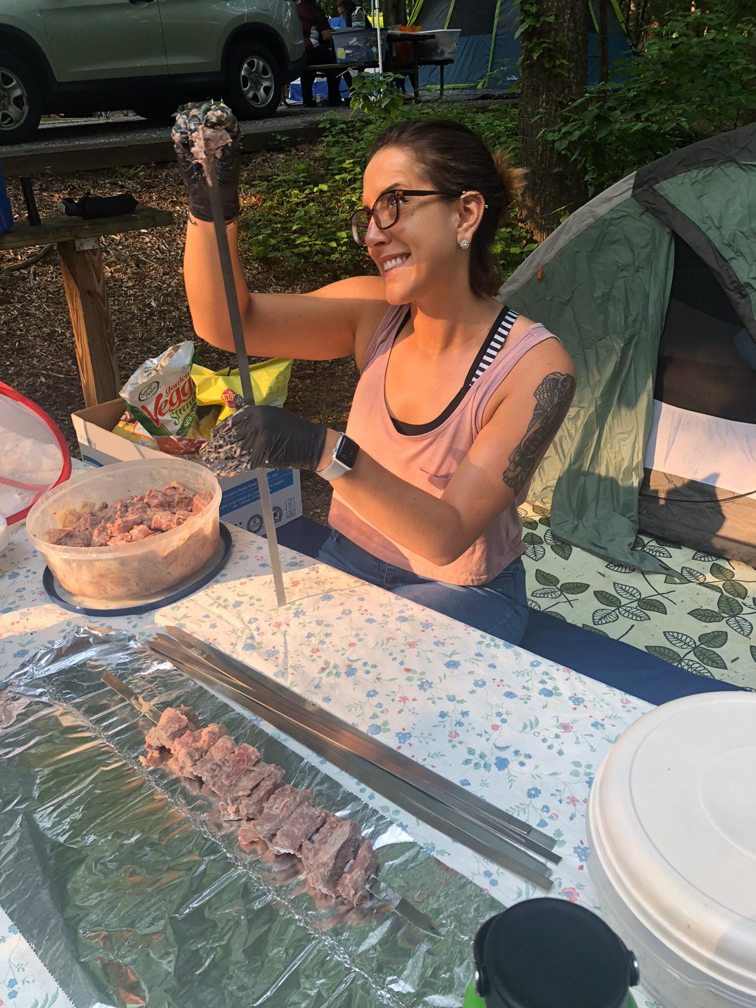 Happy to make chelo kebab!