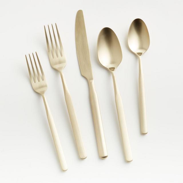 Diem Champagne Flatware 20-Piece Flatware Set