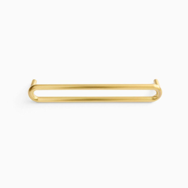 Asa Drawer Pull, Antique Brass, 6"