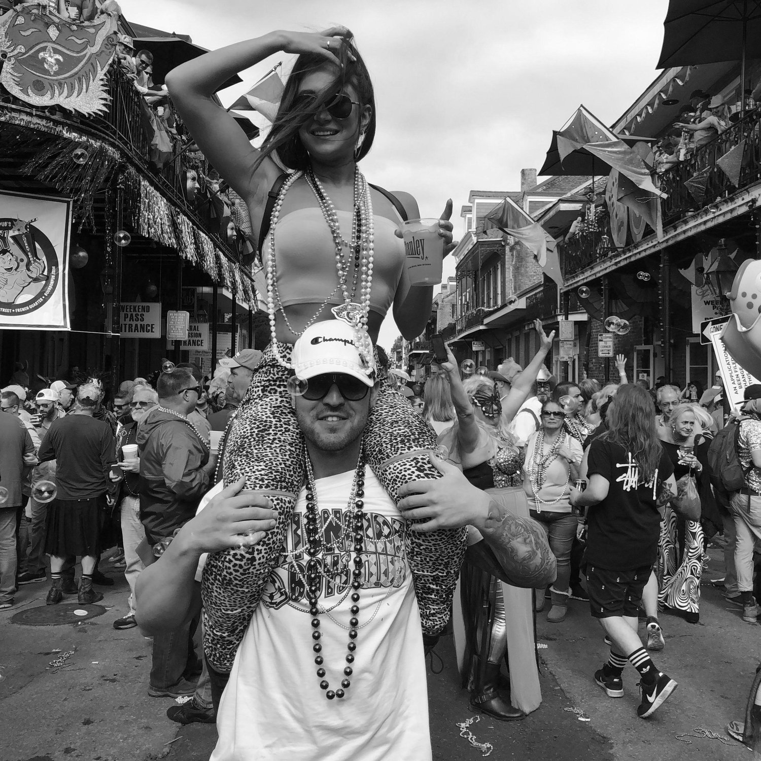 Our first vacation together.
Location: Bourbon Street- New Orleans, LA
February 13, 2018