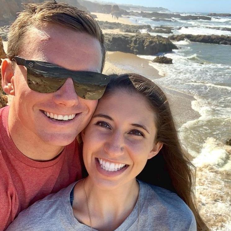 Kara's first trip to visit Mitchell in California.