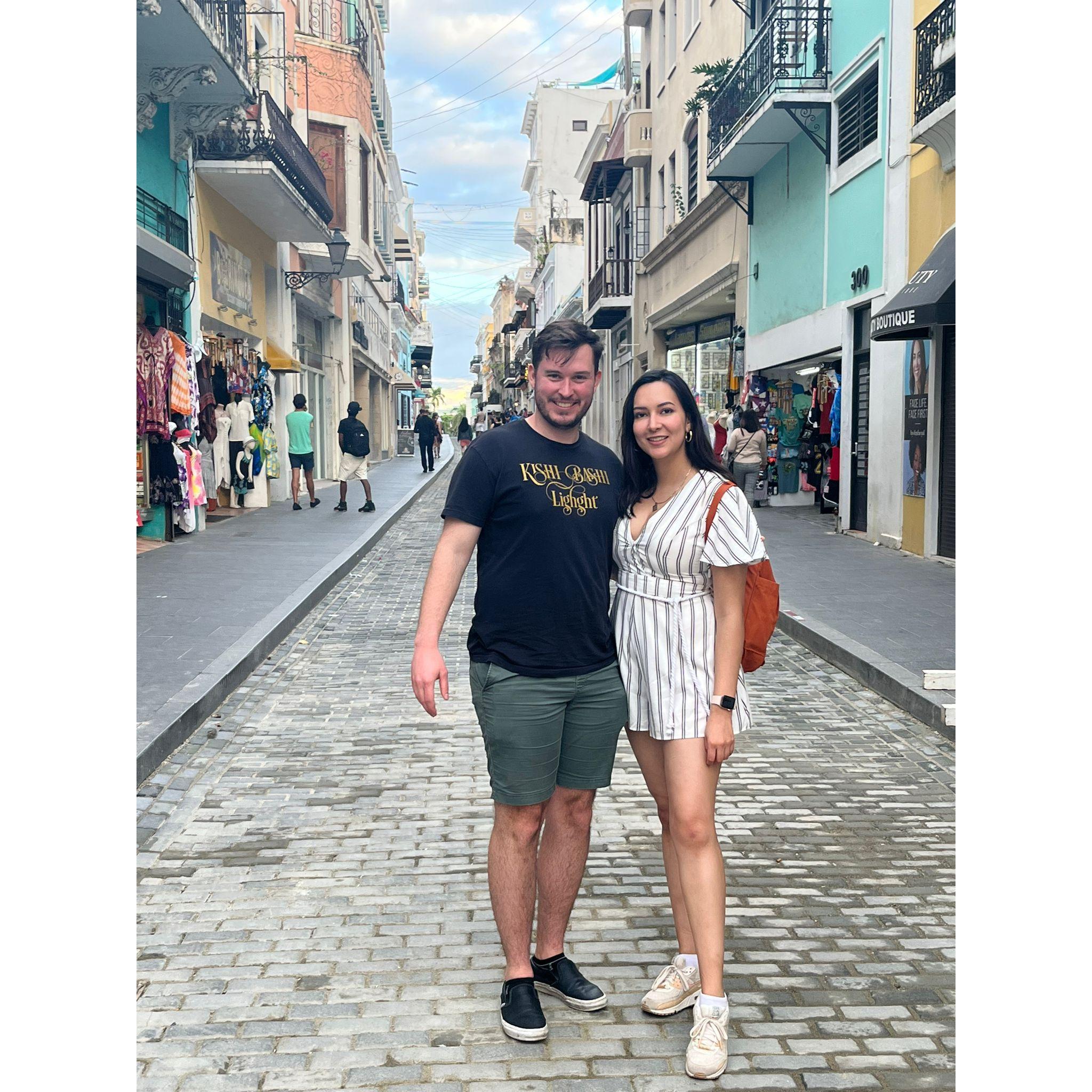 Our first international trip was to Puerto Rico in February 2023.
