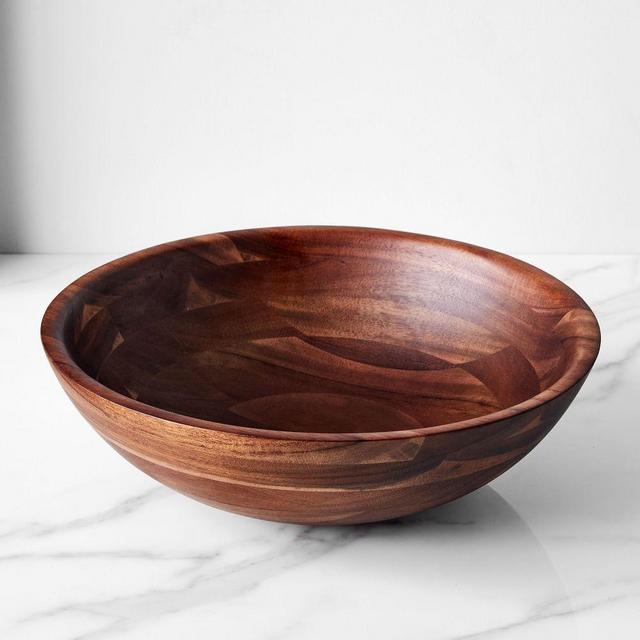 Mixed Wood Serving Bowl, Serve, Large