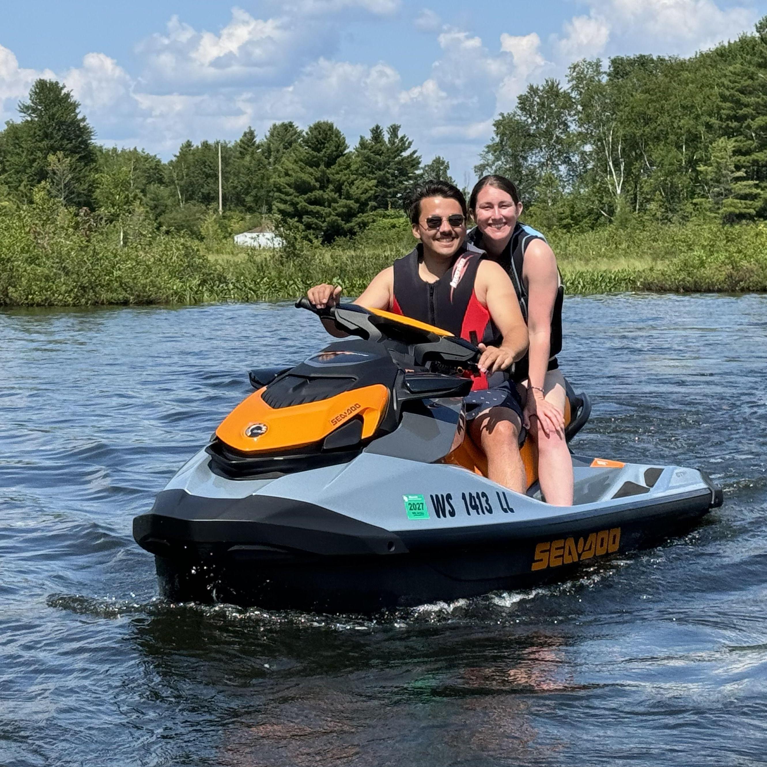 Fun cabin weekend.