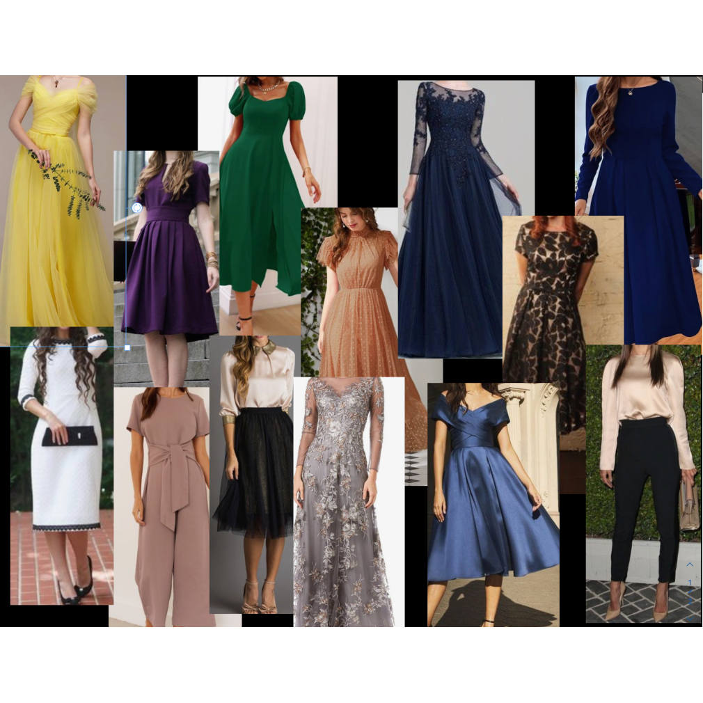 Semi Formal to Formal US Wedding Wear