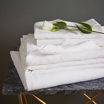 Linen Sheet Set - White