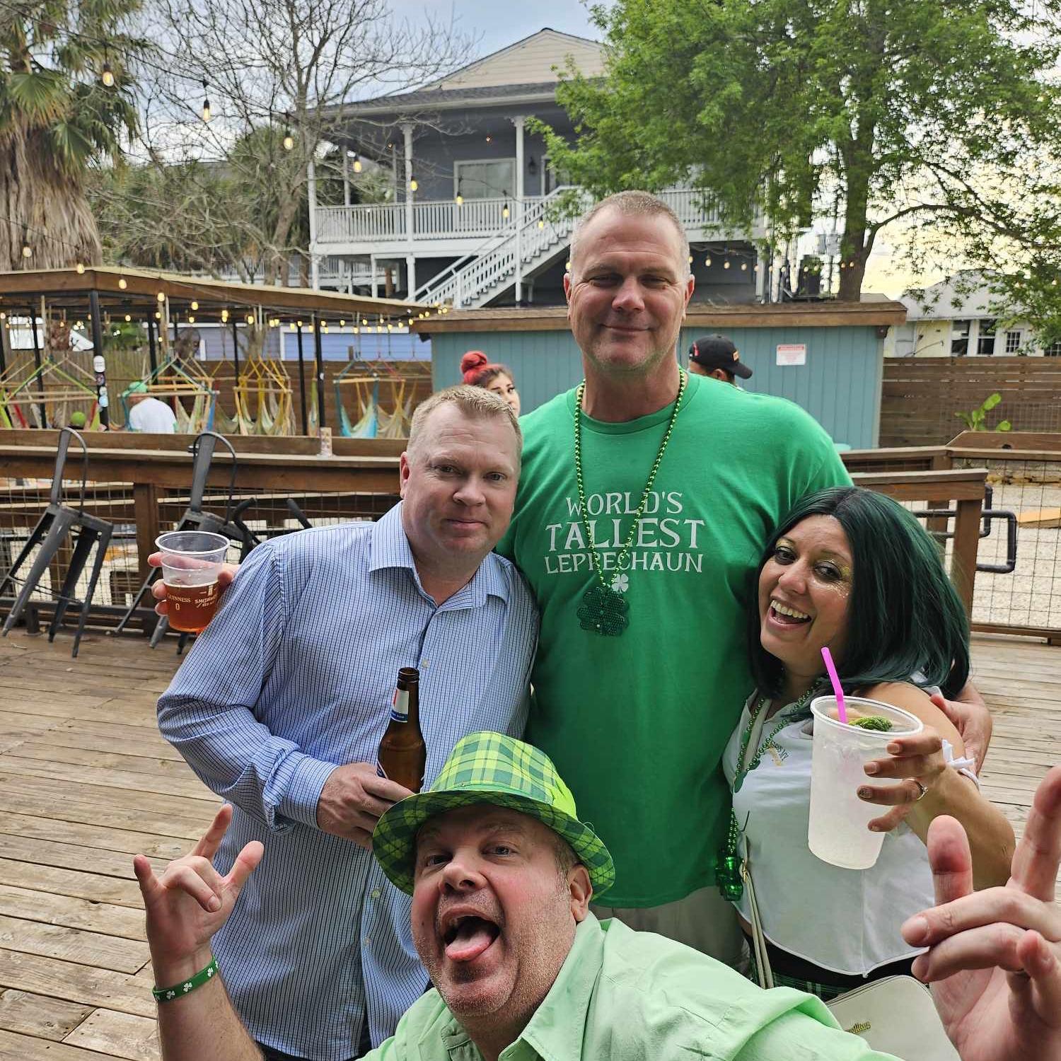 His First time celebrating St. Patrick's day