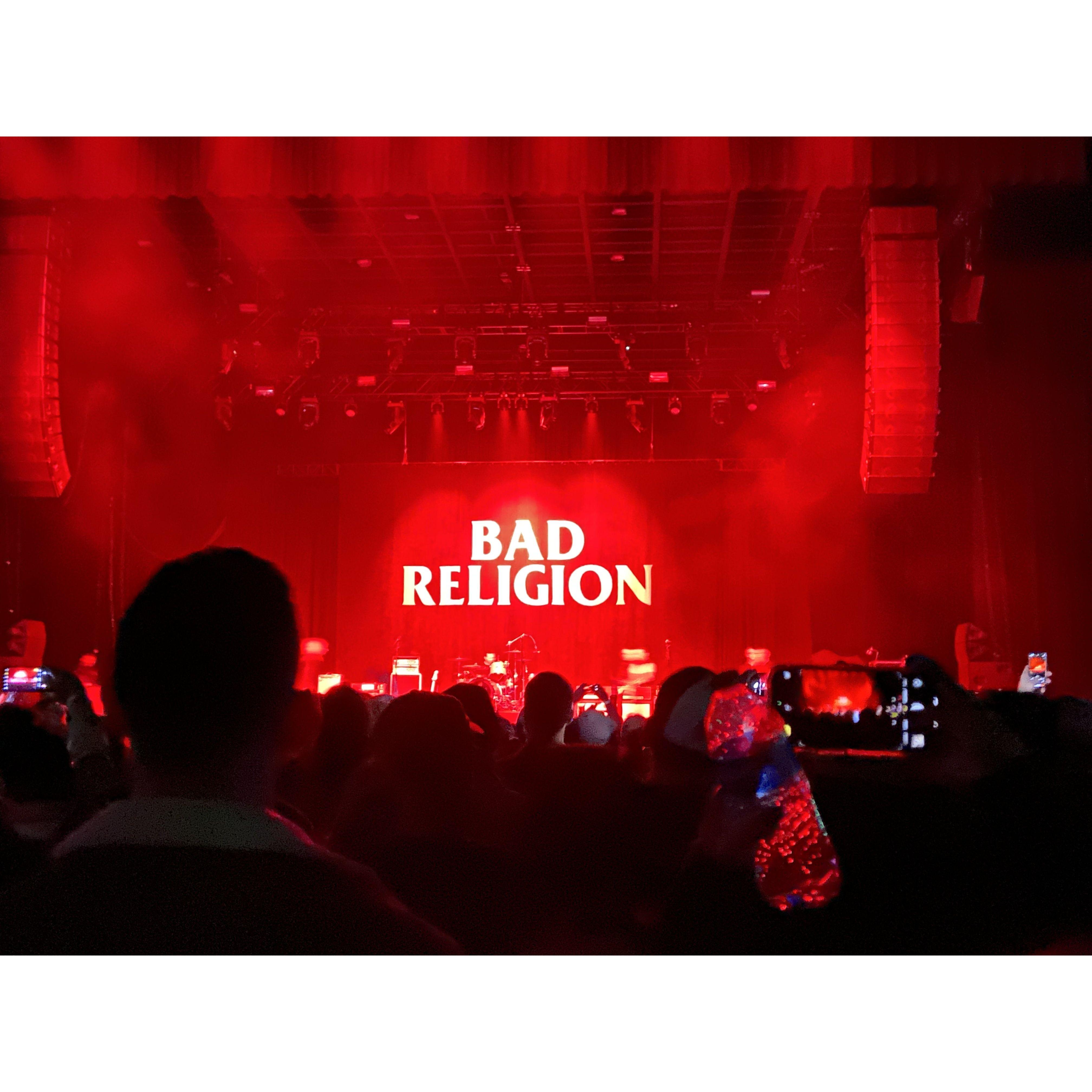 Bad Religion. Mission Ballroom, October 12, 2023.