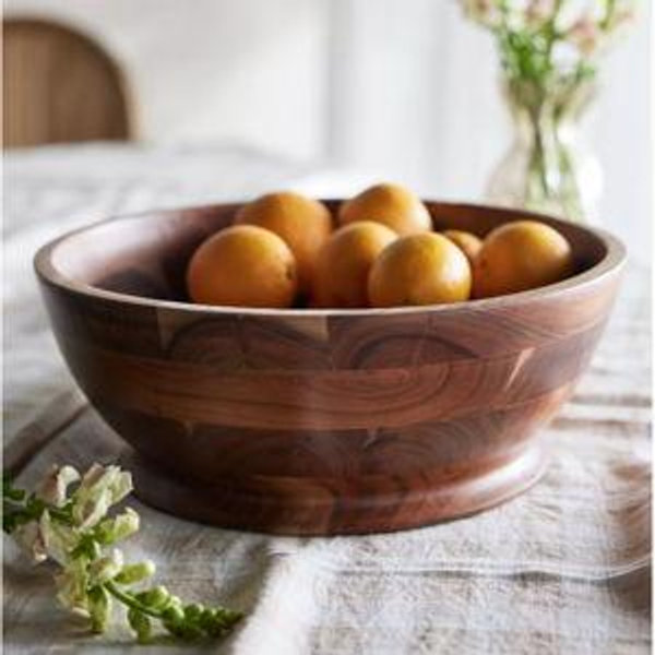 Acacia Wood Serving Bowl