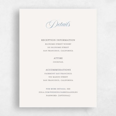 Beige Bordered Wedding Enclosure - Goundry