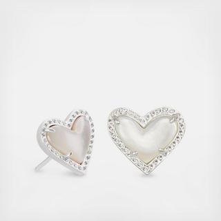 Ari Heart Stud Earrings