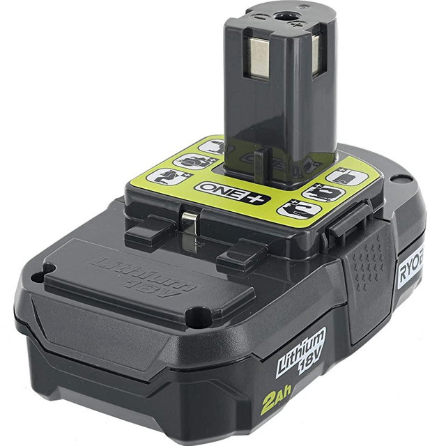 Ryobi P190 2.0 Amp Hour Compact 18V Lithium Ion Battery w/ Cold Weather Performance and (Charger Not Included / Battery Only)