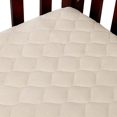 TL Care® Waterproof Crib Fitted Mattress Cover Made with Organic Cotton in Natural
