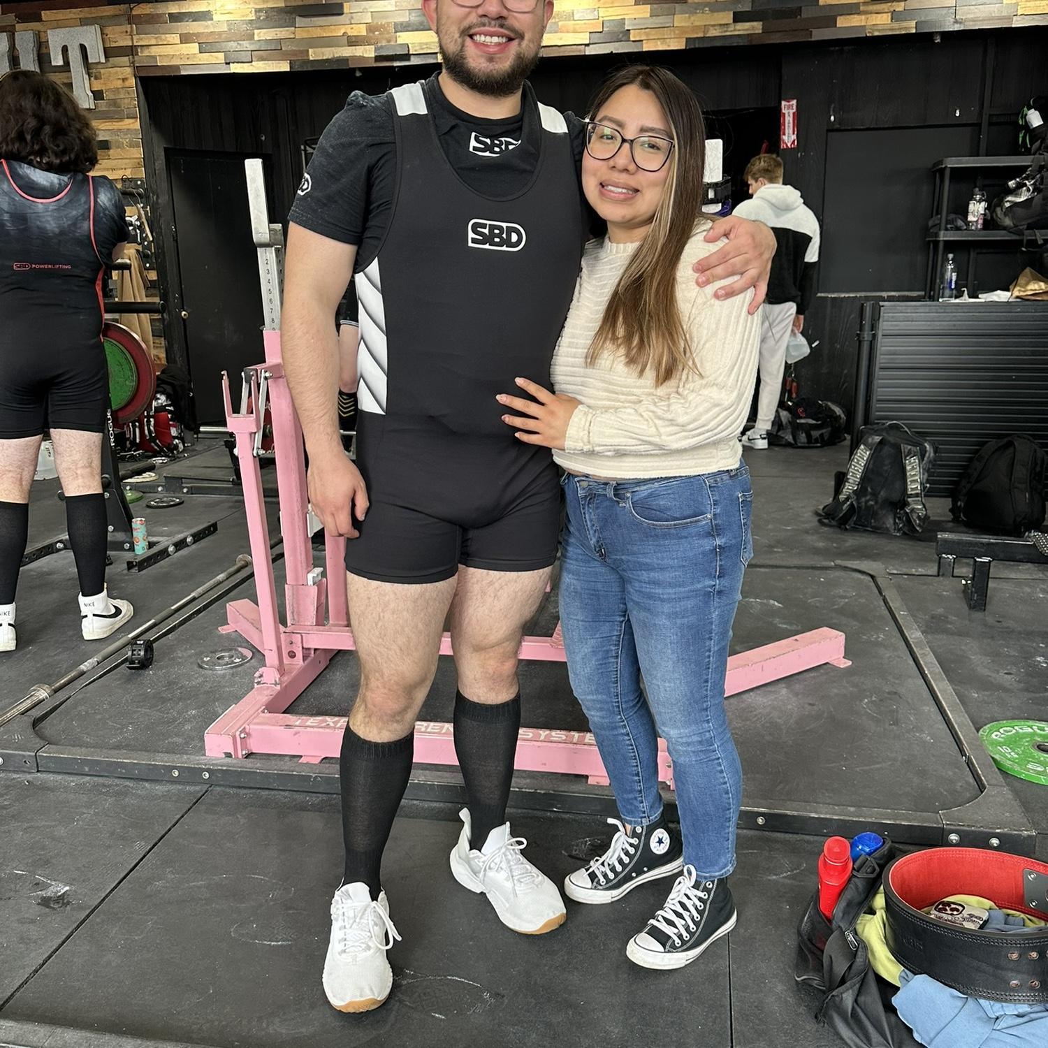 Arnold's second powerlifting competition.
