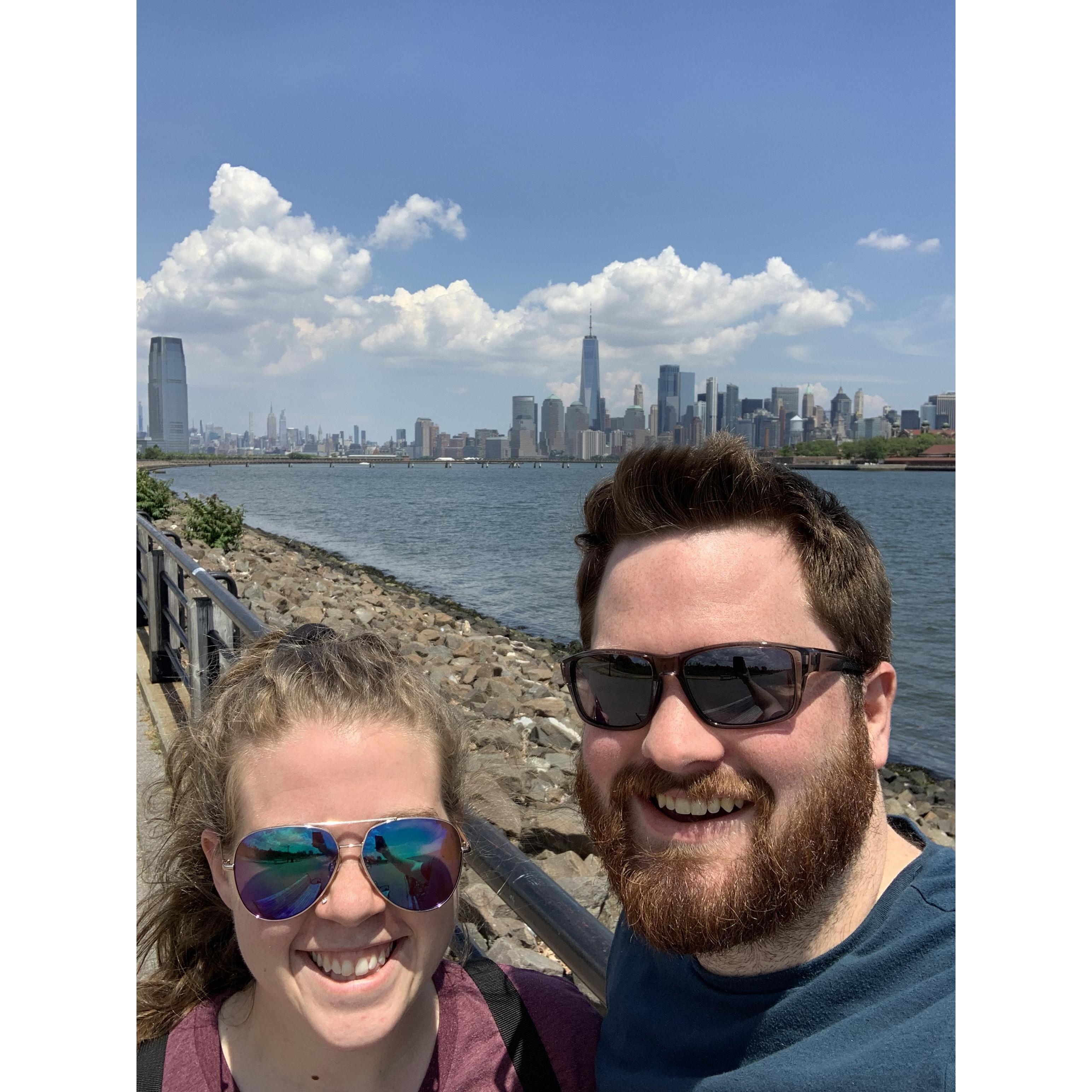 06/22/2020 | First Date!
I was in New Jersey for a Grand Opening & Justin drove 2+ hours to pick me up on my day off. We went to Jersey City for a picnic & then Sandy Hook to hang out at the beach :-*