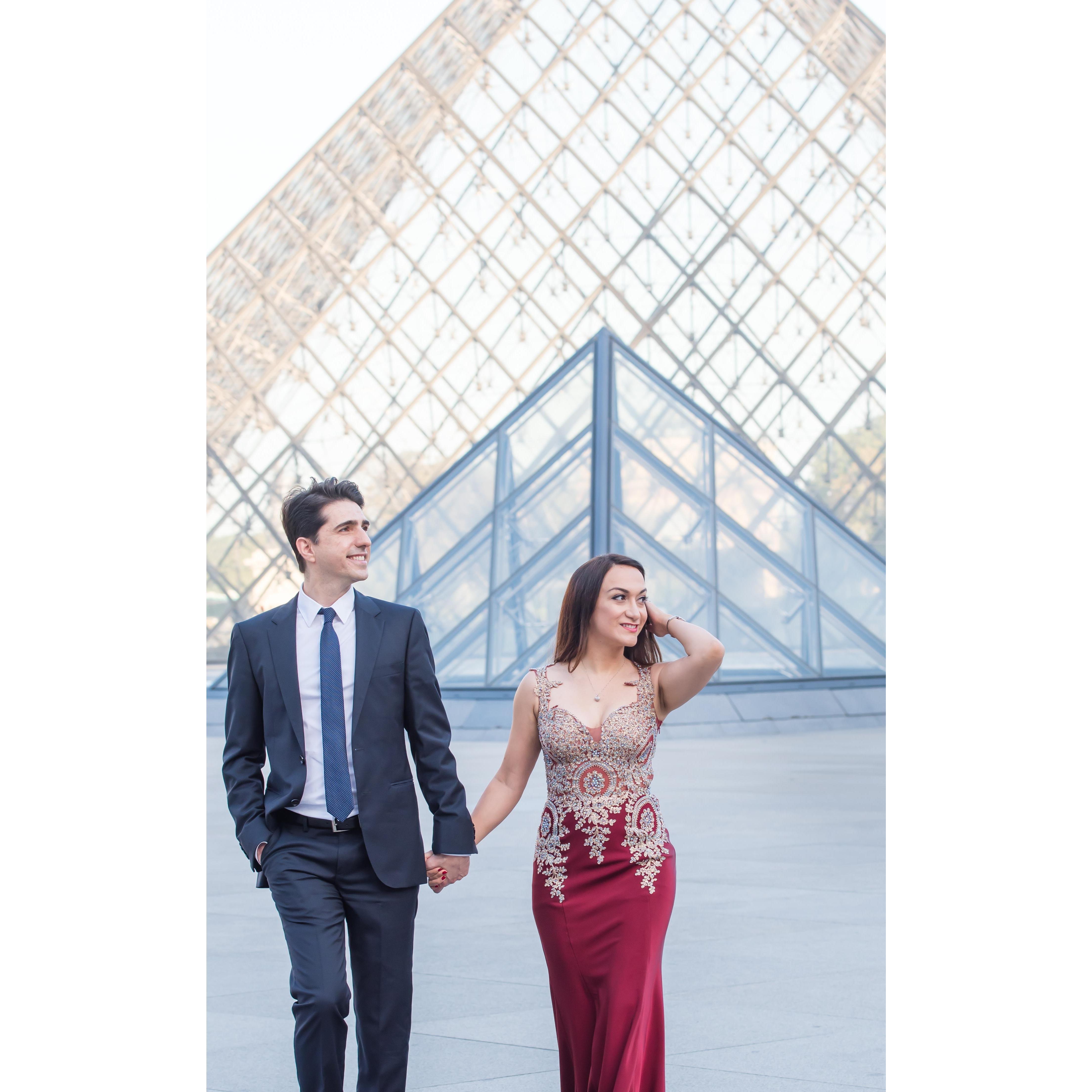 Engagement photo shoot in Paris 2019