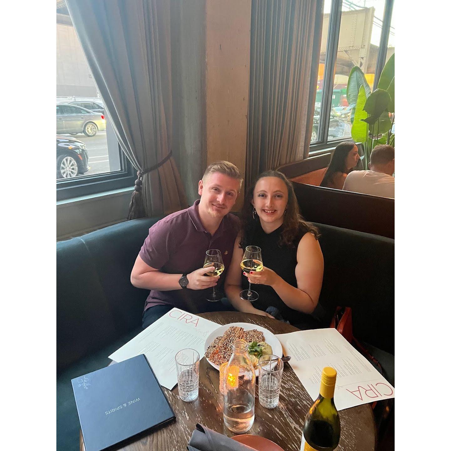 Celebrating Karley's birthday in Chicago