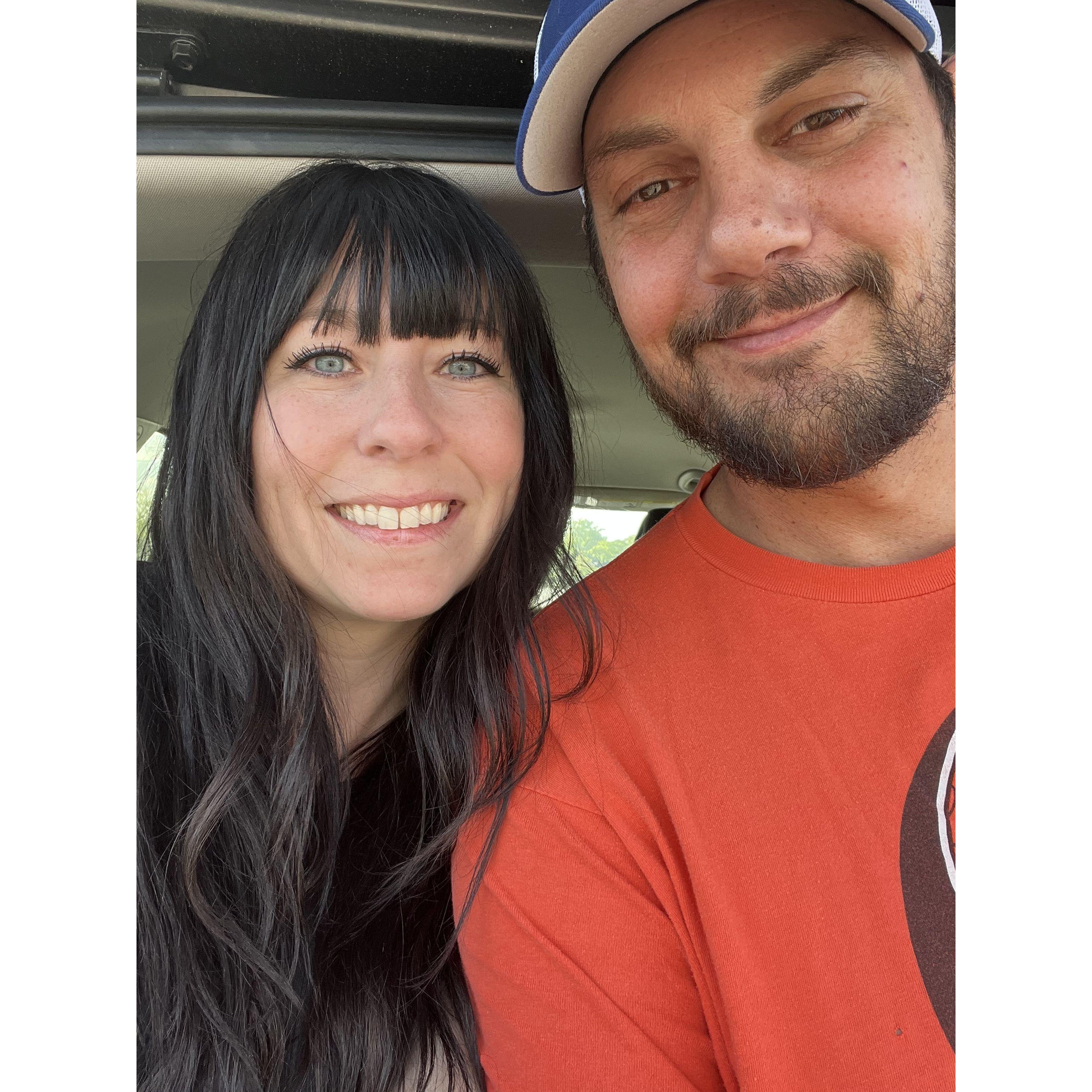 Tailgating at the Mets game.