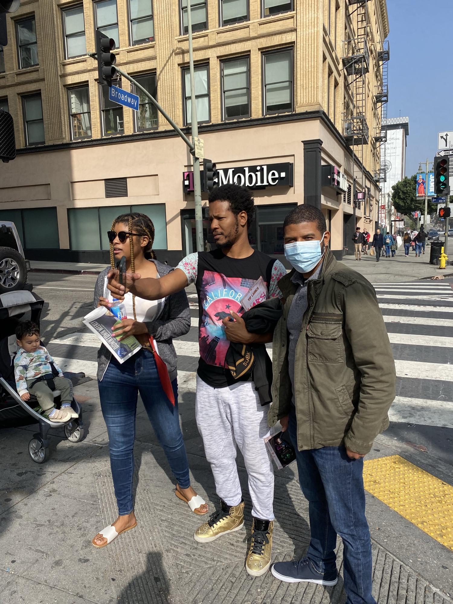 Tiff, Mark, and Marcus in LA