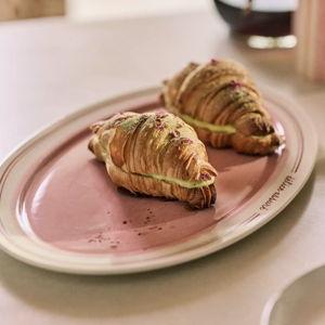 Café Violette Handpainted Stoneware Serving Platter - Anthropology
