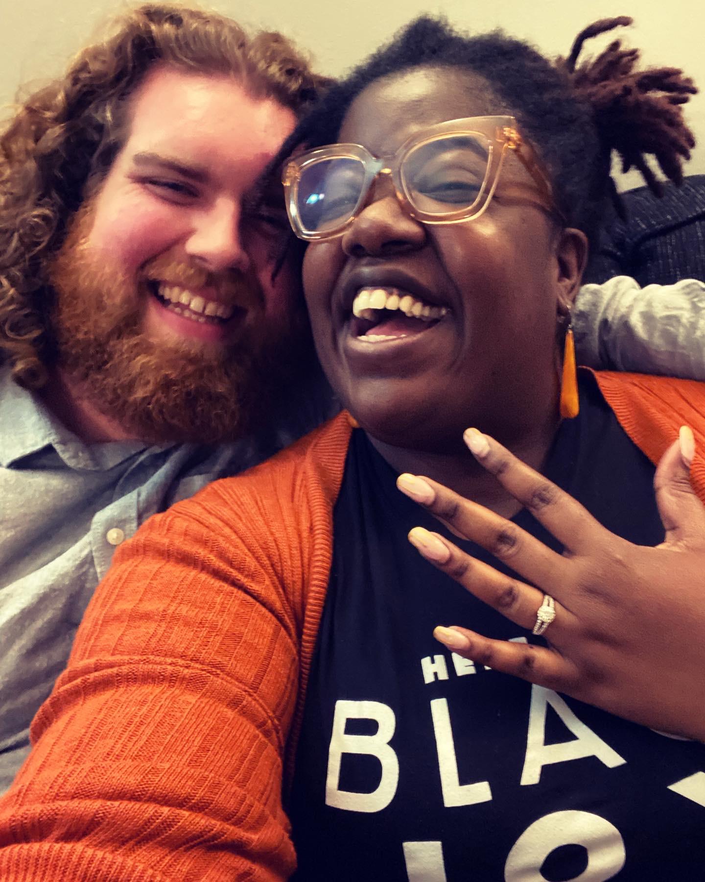 The night he proposed! Ah!