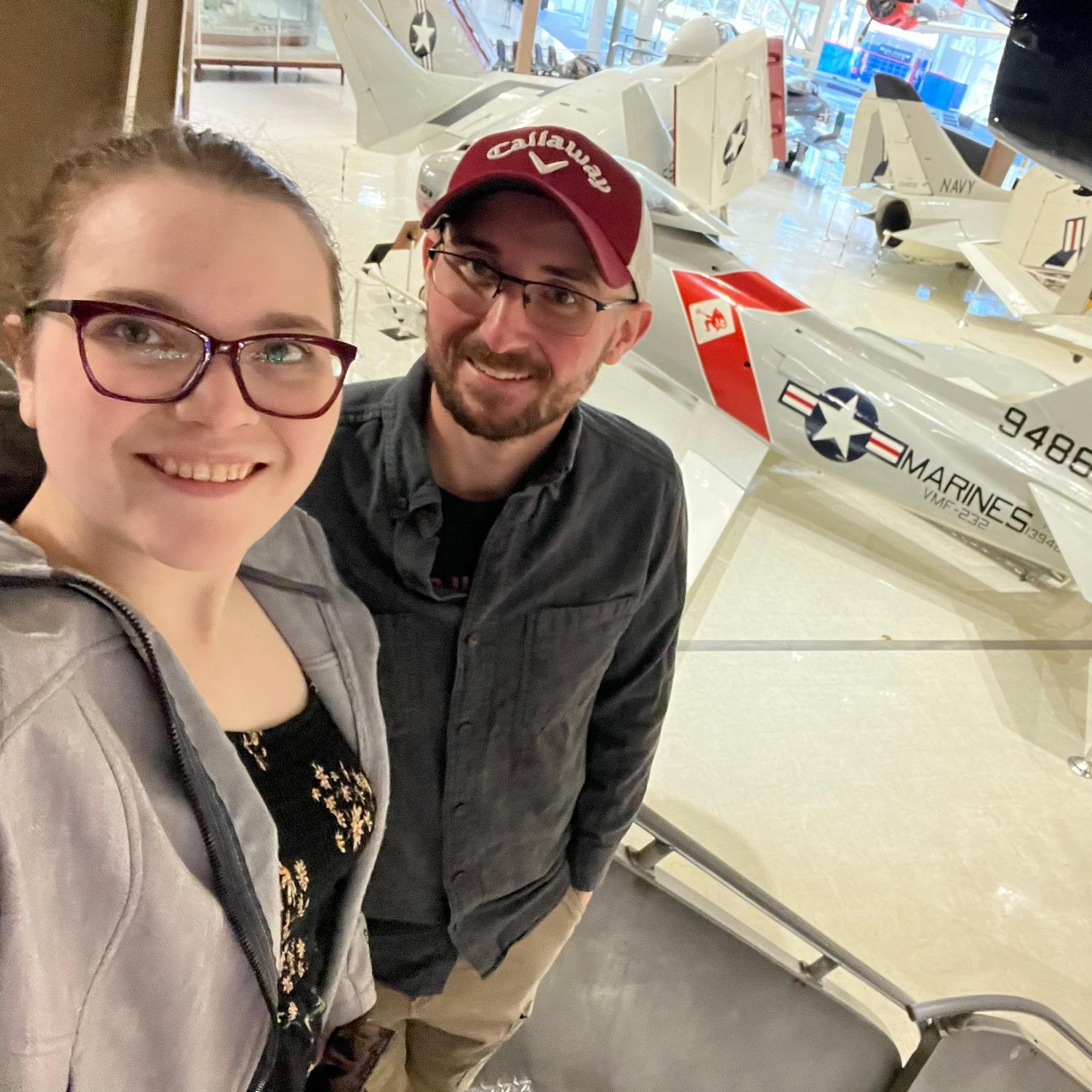 Visiting the Aviation Museum in Pensacola, FL.