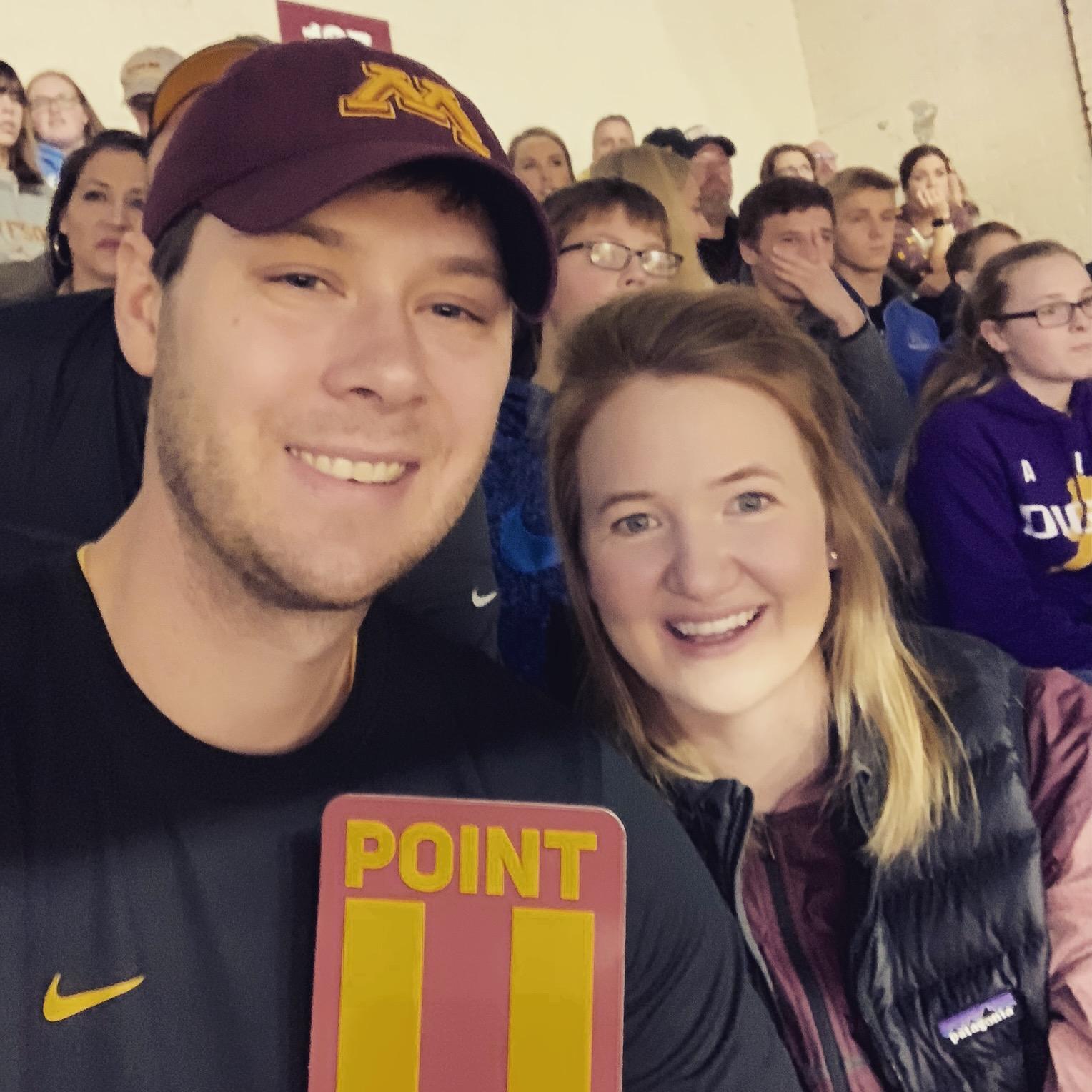 Gopher volleyball's biggest fans!
