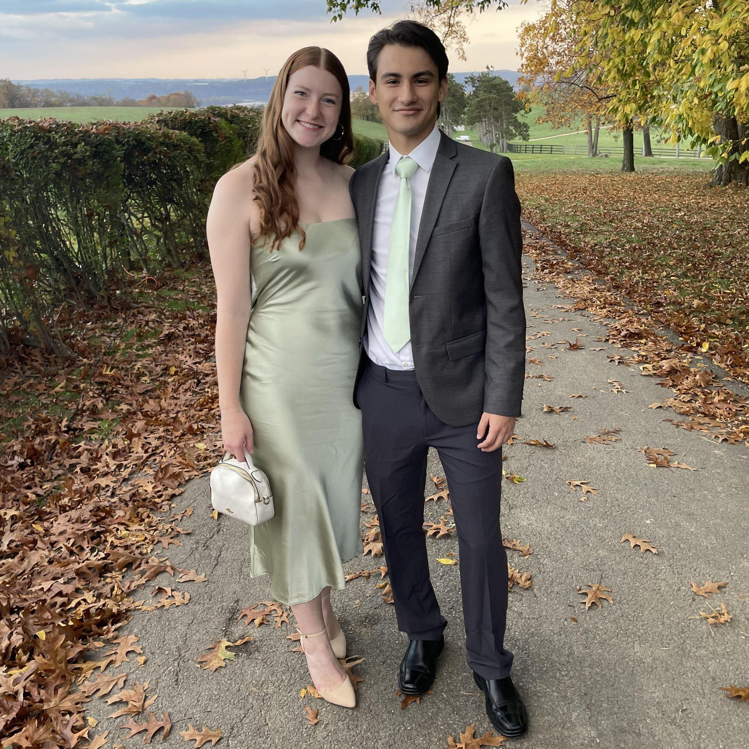 10.28.23 - Amy and Emanuel at a friend's wedding in Pennsylvania.