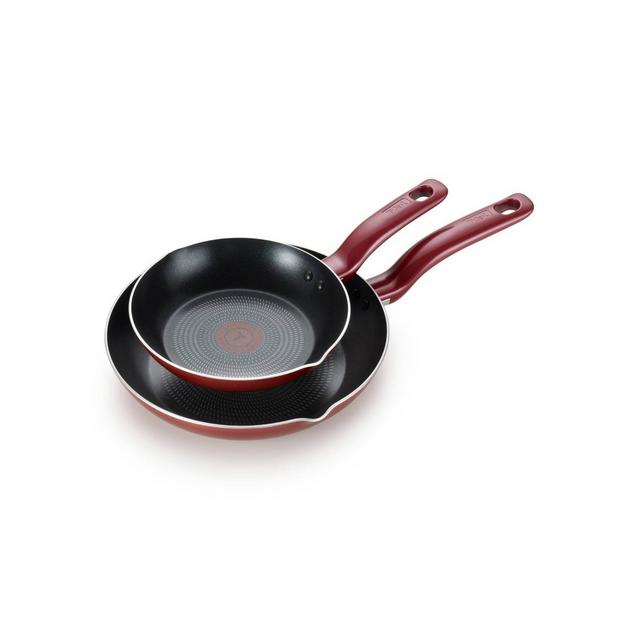 T-Fal 2pc Simply Cook Sauté Set Red