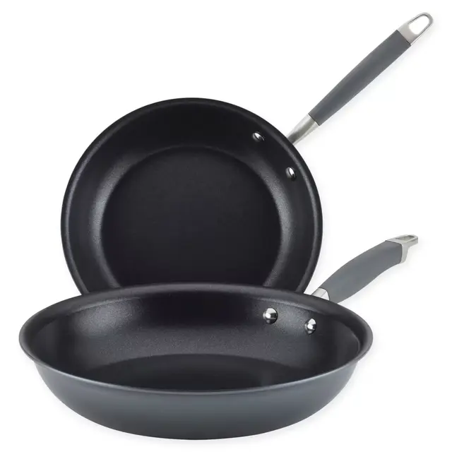 Anolon® Advanced™ Home Hard-Anodized Nonstick 2-Piece Skillet Set in Moonstone