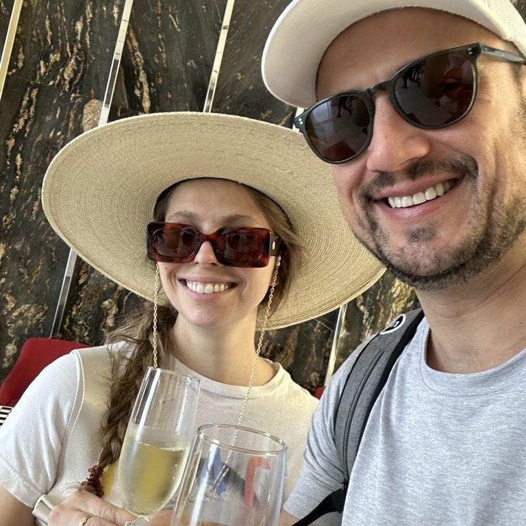 First beach vacation together