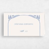 Blue Wedding Place Card - Caleania