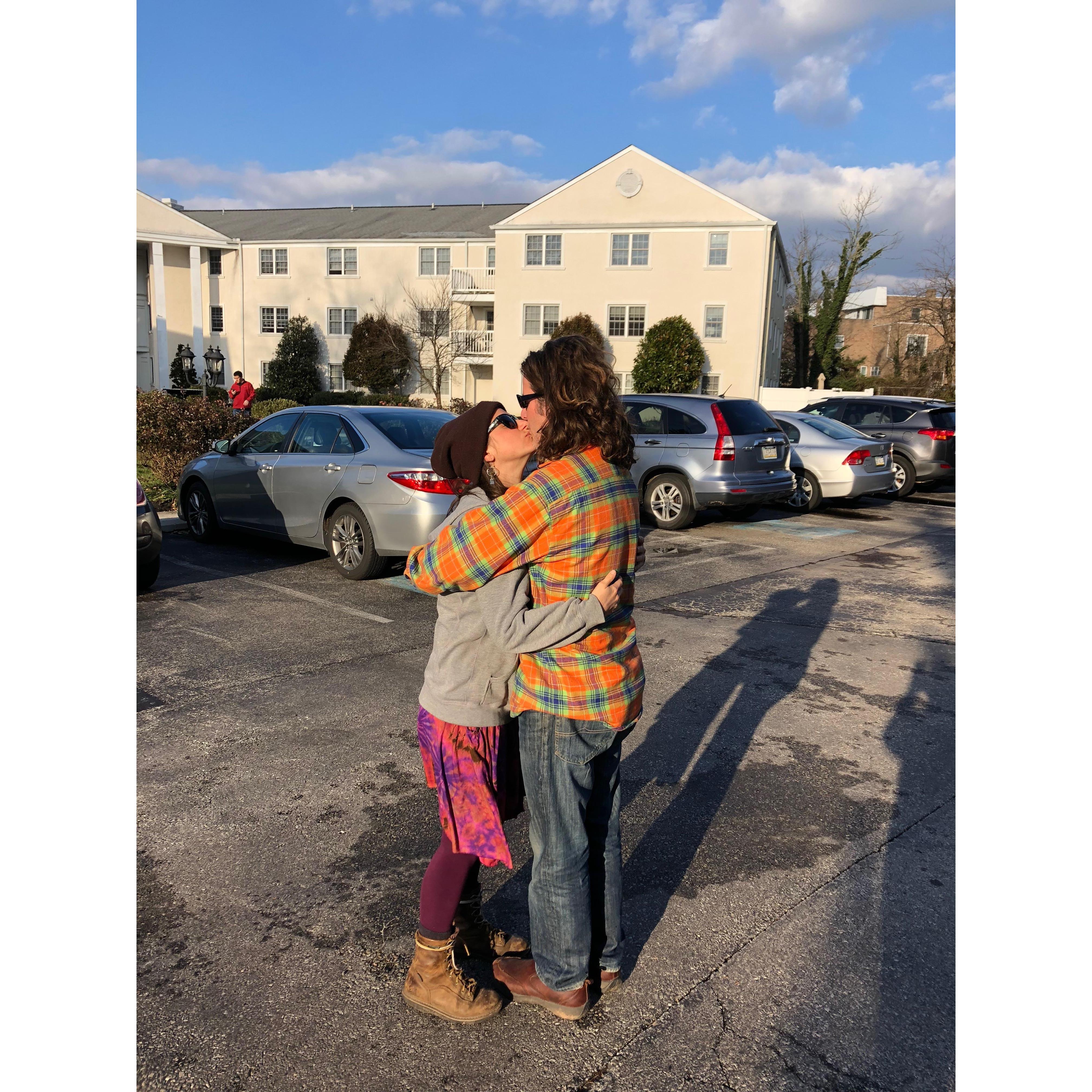 always time for Romance in the Parking Lot