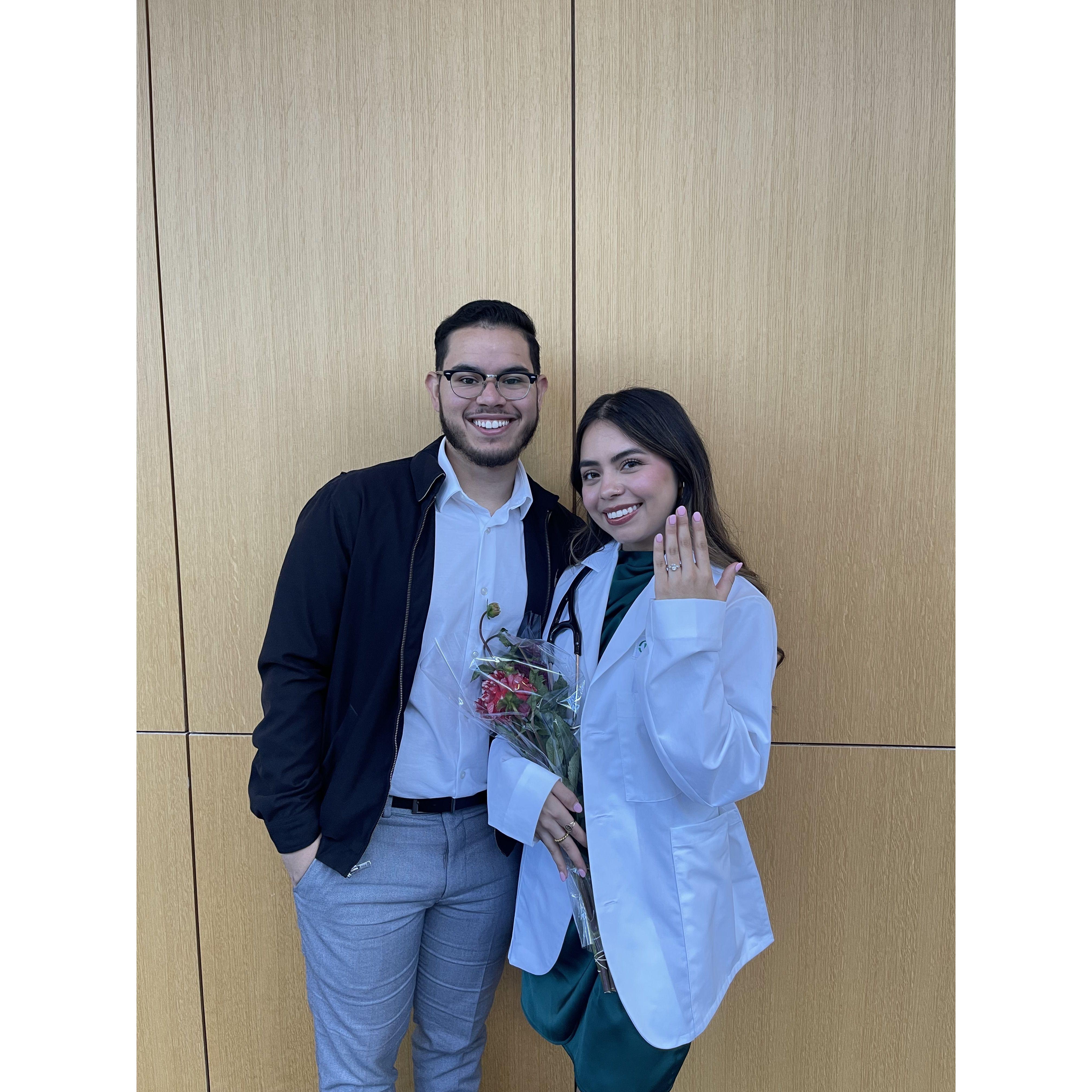 Luz finally got her ring AND white coat