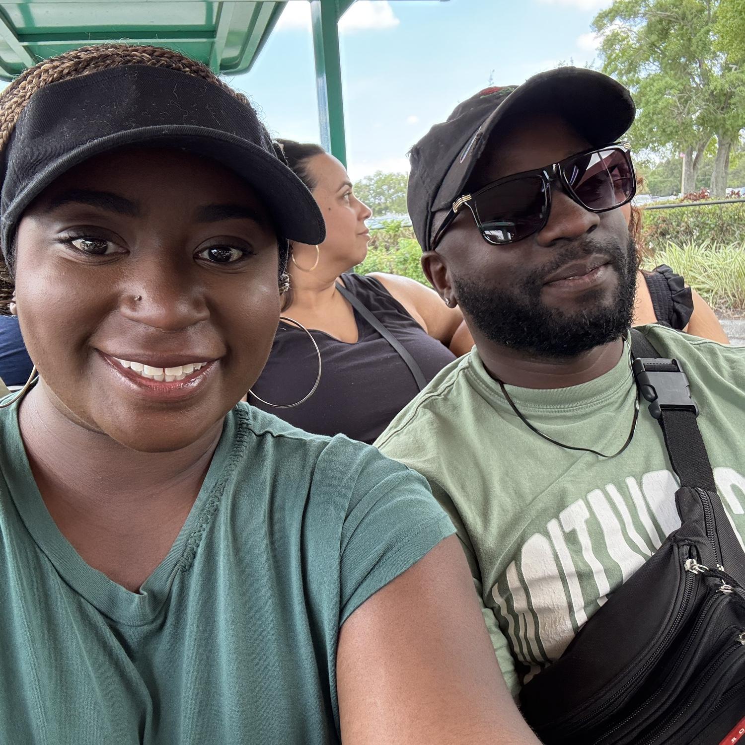 Busch Gardens… before he proposed!