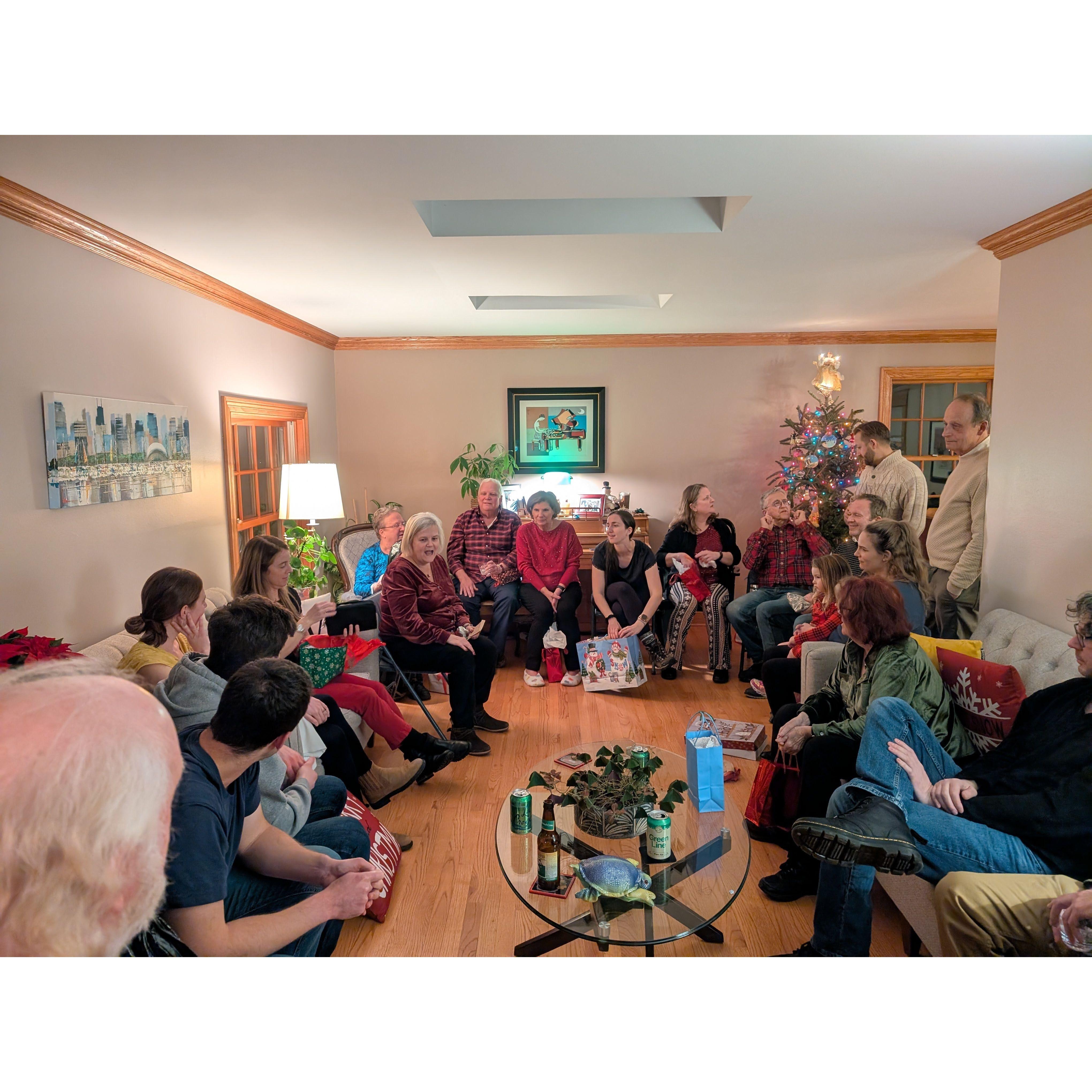 We attended the Connolly family Christmas party in December of 2024!
