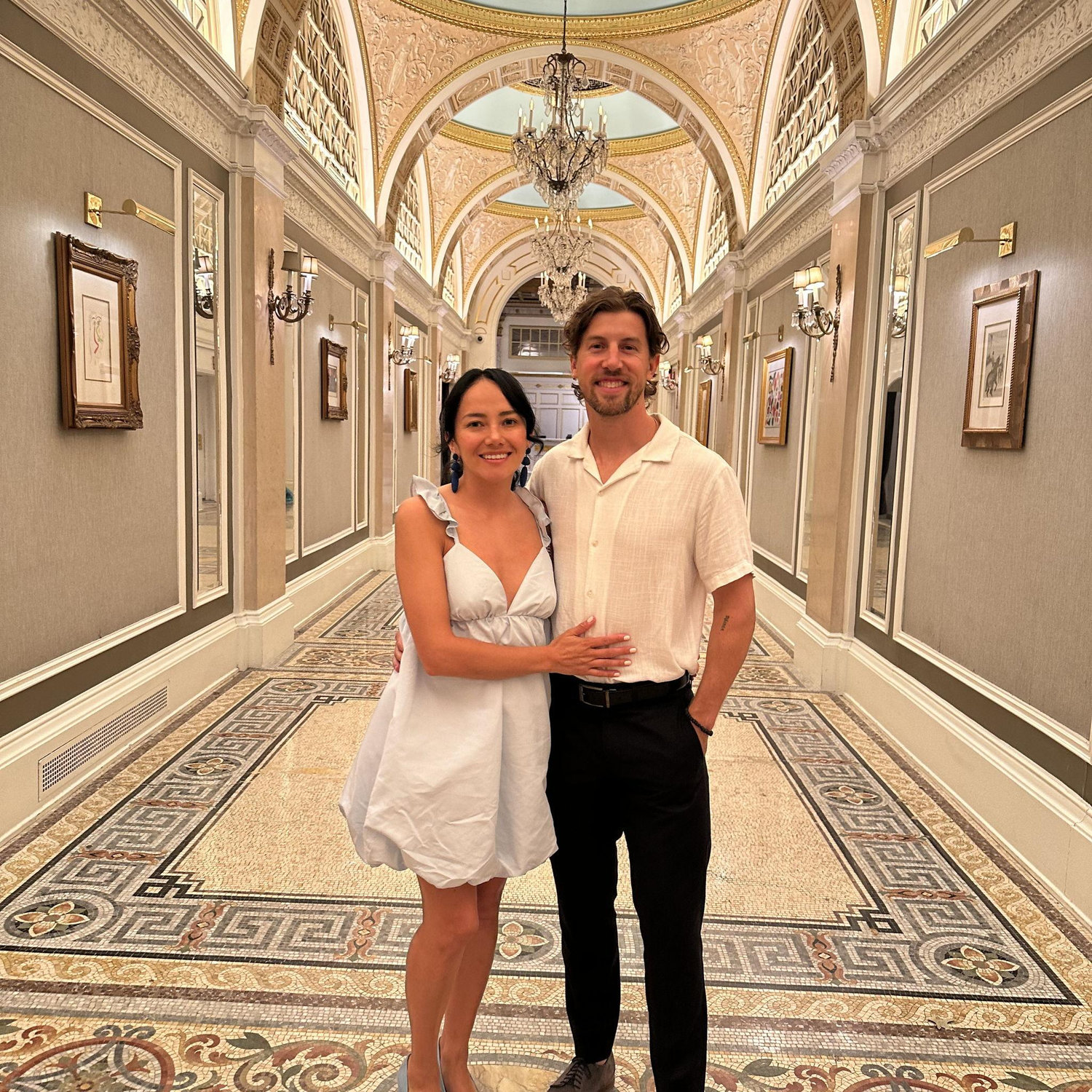 Celebrating Matt and Shelley's wedding in Boston! Our first trip traveling together