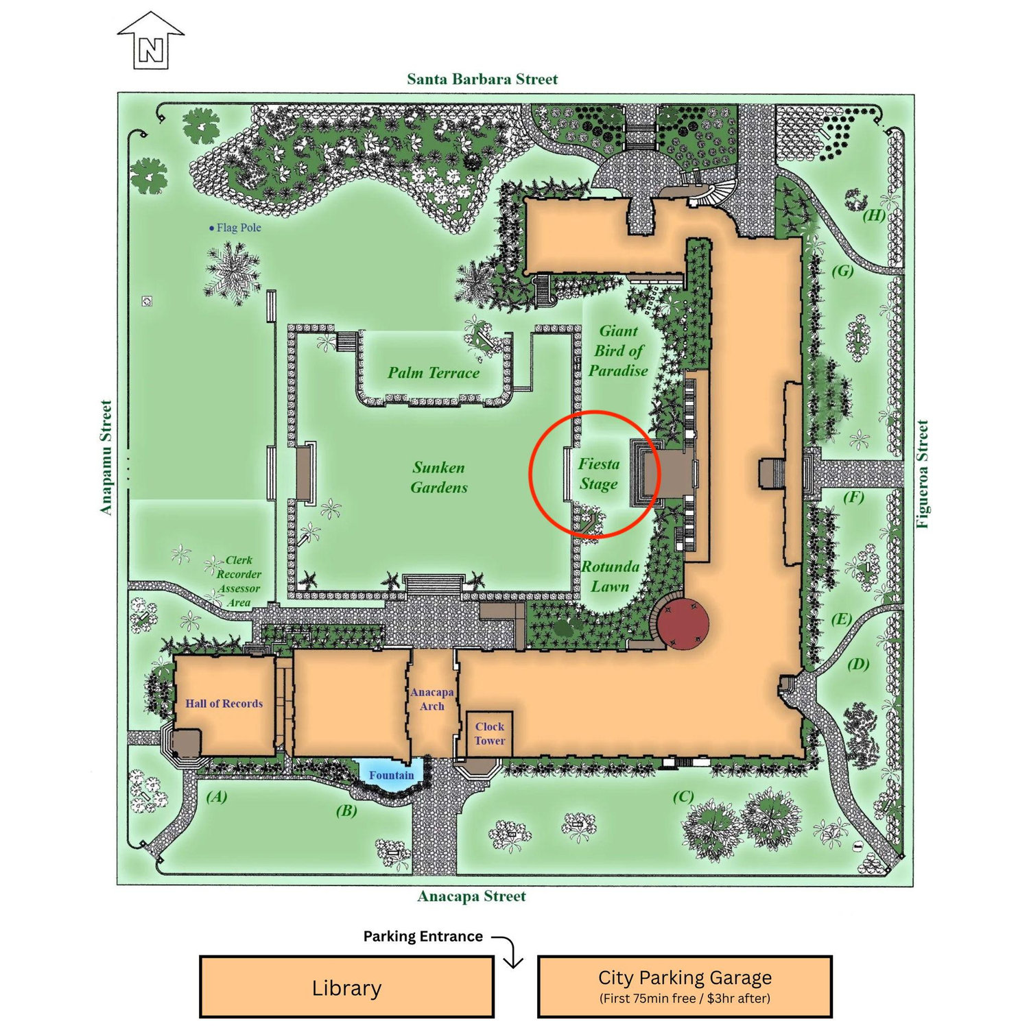 Travel to the courthouse ceremony