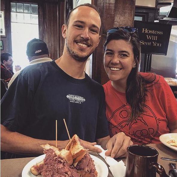 Walter's first time at Slyman's Deli. Cleveland, Ohio