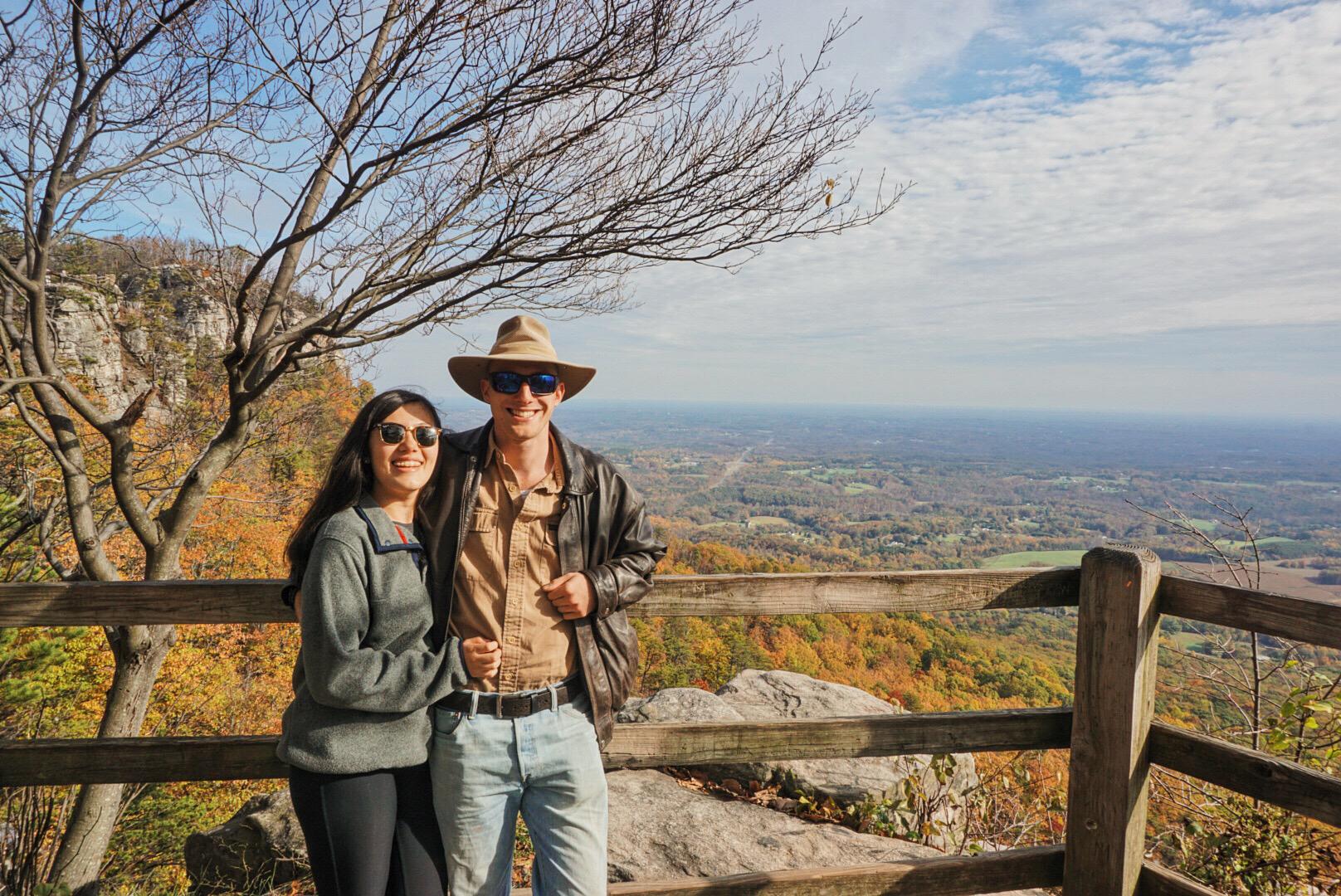 Our first trip to Pilot Mountain- many more to come in the future