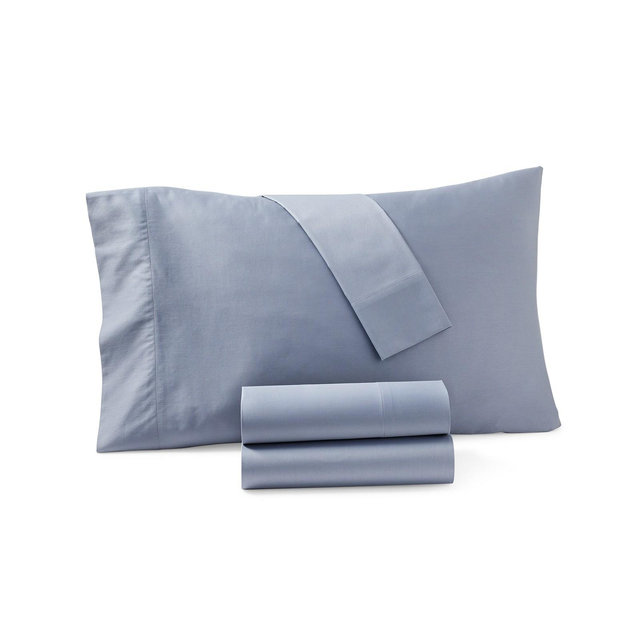 Oake 300-Thread Count Organic Cotton 3-Pc. Sheet Set, Twin XL, Exclusively at Macy’s