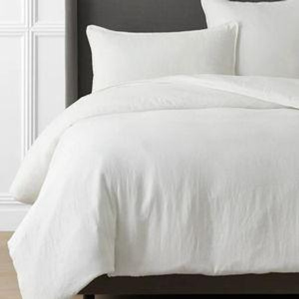 The Company Store Legends Hotel™ Washed Linen Solid Duvet Cover