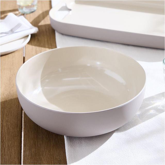 Aaron Probyn Kaloh Melamine Serveware, Salad Bowl, Charleston Gray