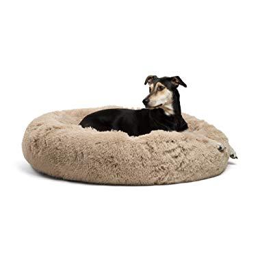 Best Friends by Sheri Calming Shag Vegan Fur Donut Cuddler (Multiple Sizes)