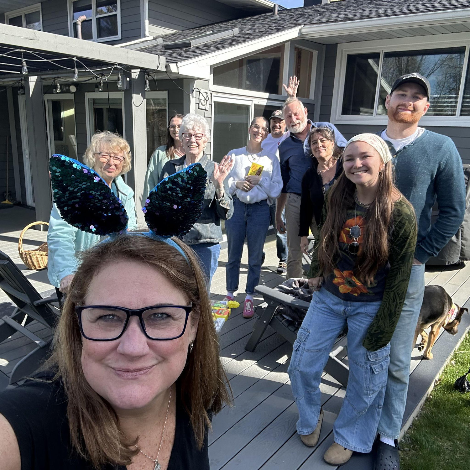 April 20, 2025: Celebrated Easter with the fam! We had a blast with egg hunts, back yard games and yummy food!