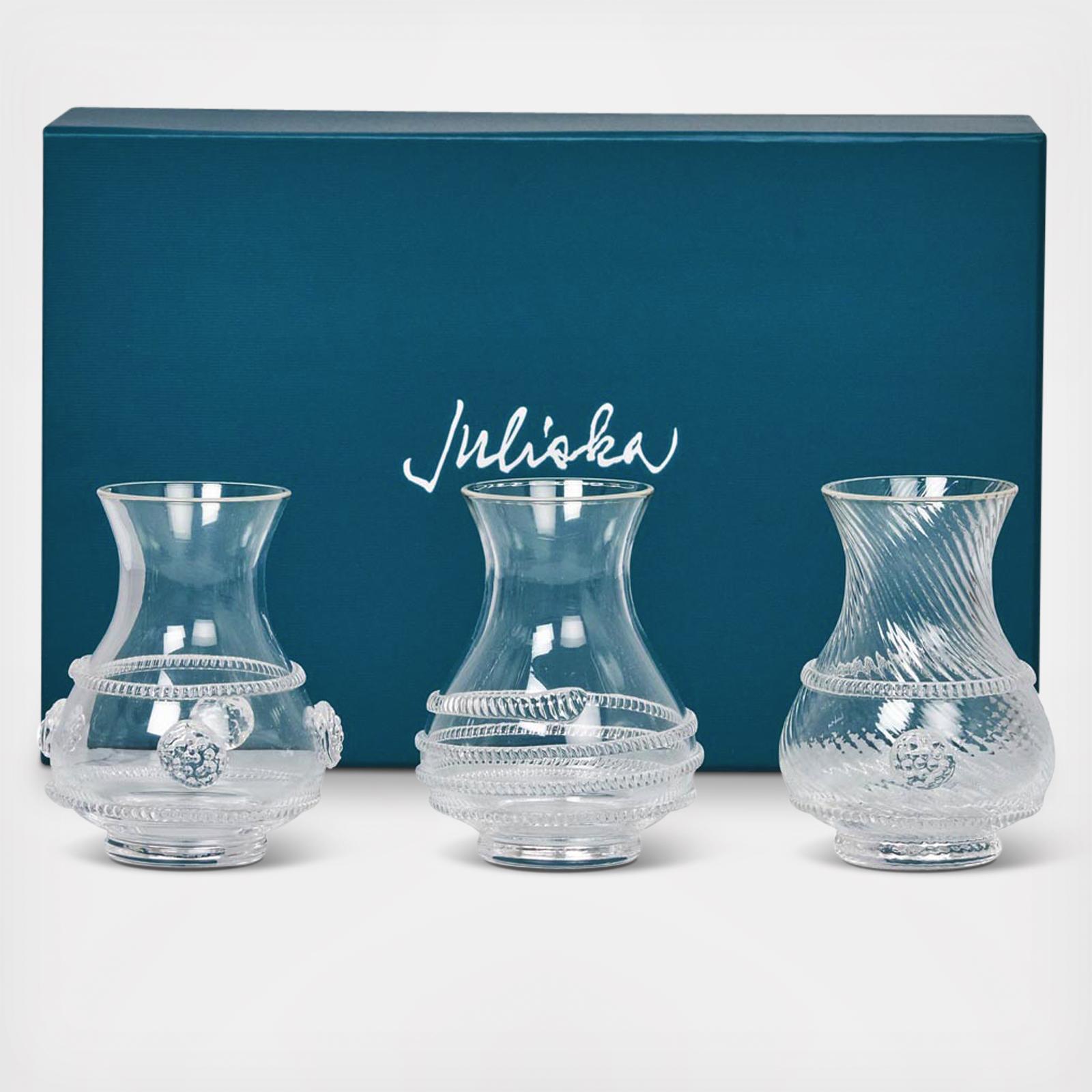 Juliska, Mini Vase 3-Piece Set | Zola