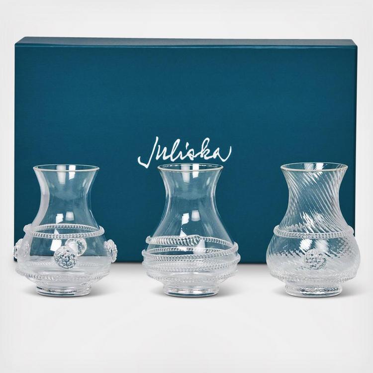 Juliska, Mini Vase 3-Piece Set | Zola