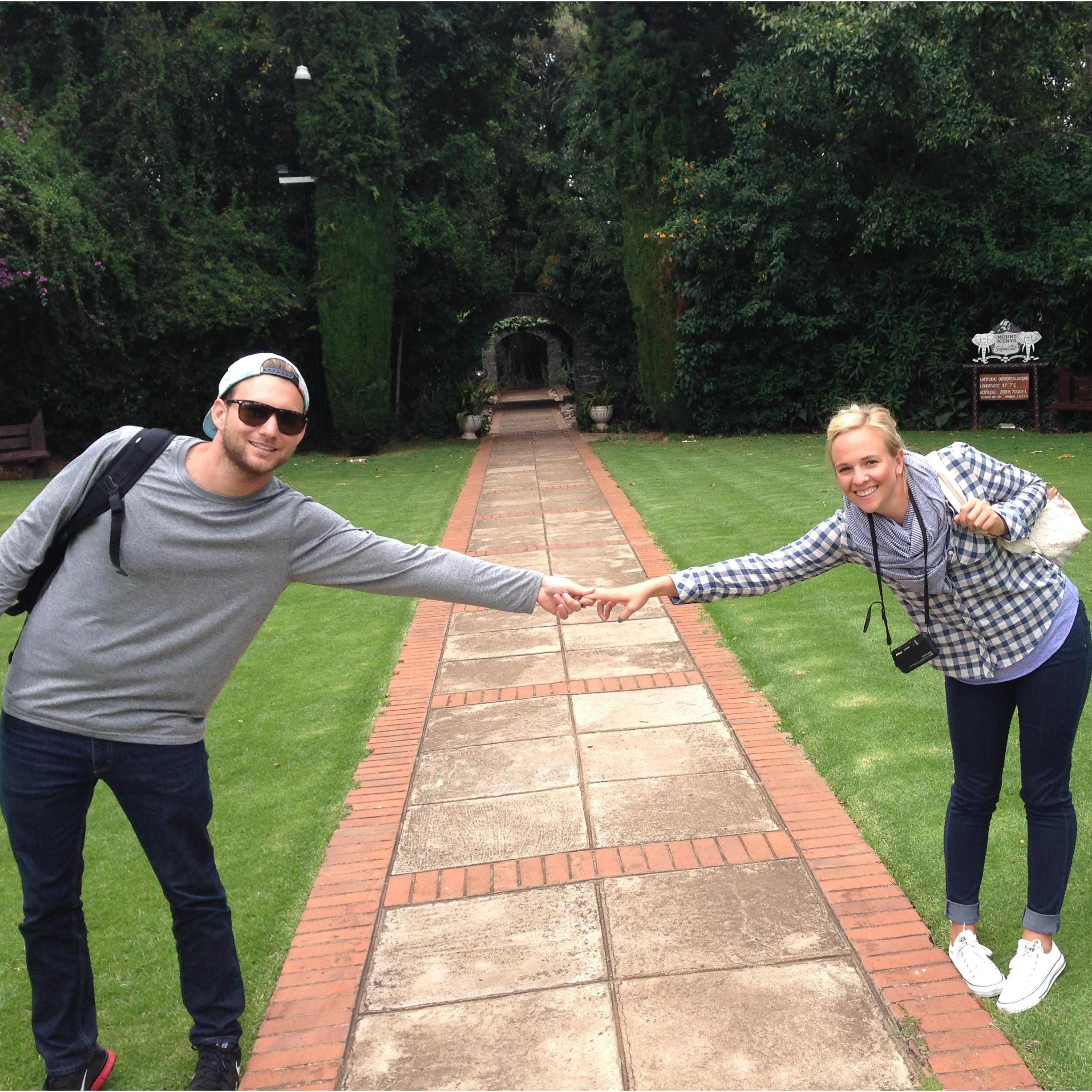 In two different hemispheres at the same time, trippy!